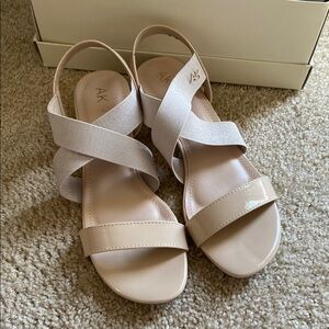 Anne Klein Kimberly Sandals in Natural